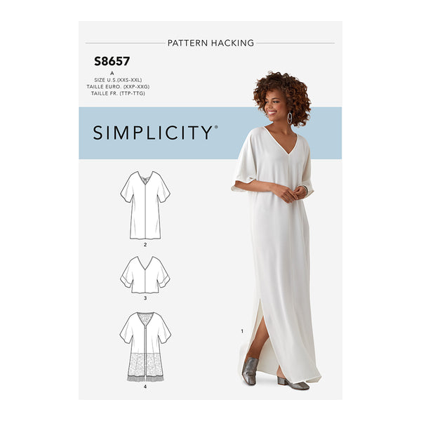 SIMPLICITY S8657 Piratage De Caftan Pour Femmes