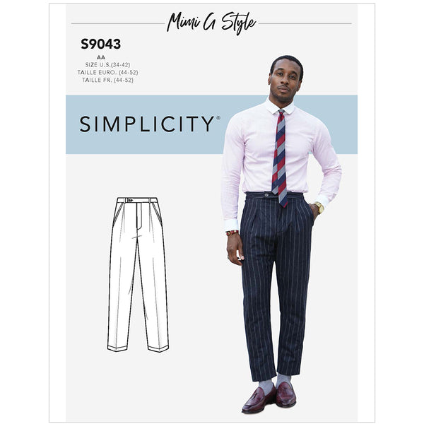 SIMPLICITY S9043 Pantalons Avec Poches Pour Hommes