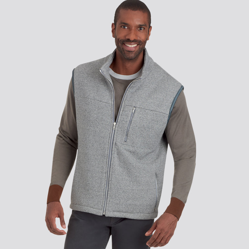 SIMPLICITY S9191 Gilets Et Veste Pour Hommes