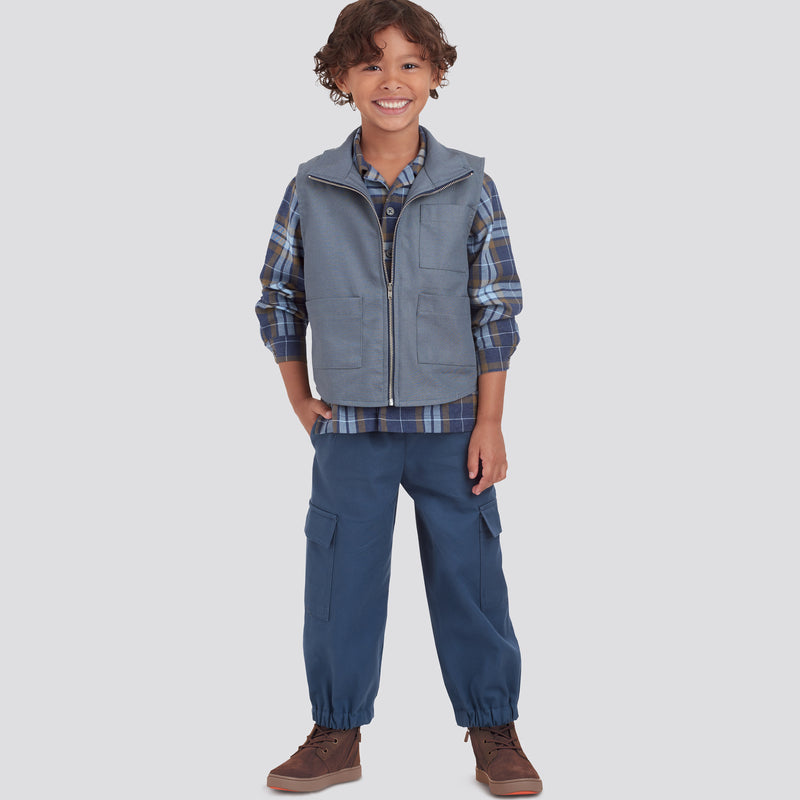 SIMPLICITY S9201 Children And Boys' Sportswear