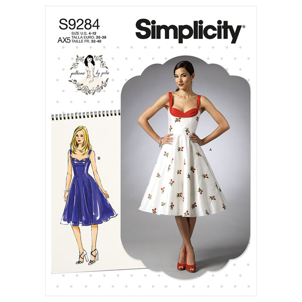 SIMPLICITY S9284 Robe Cache-Coeur Pour Femmes