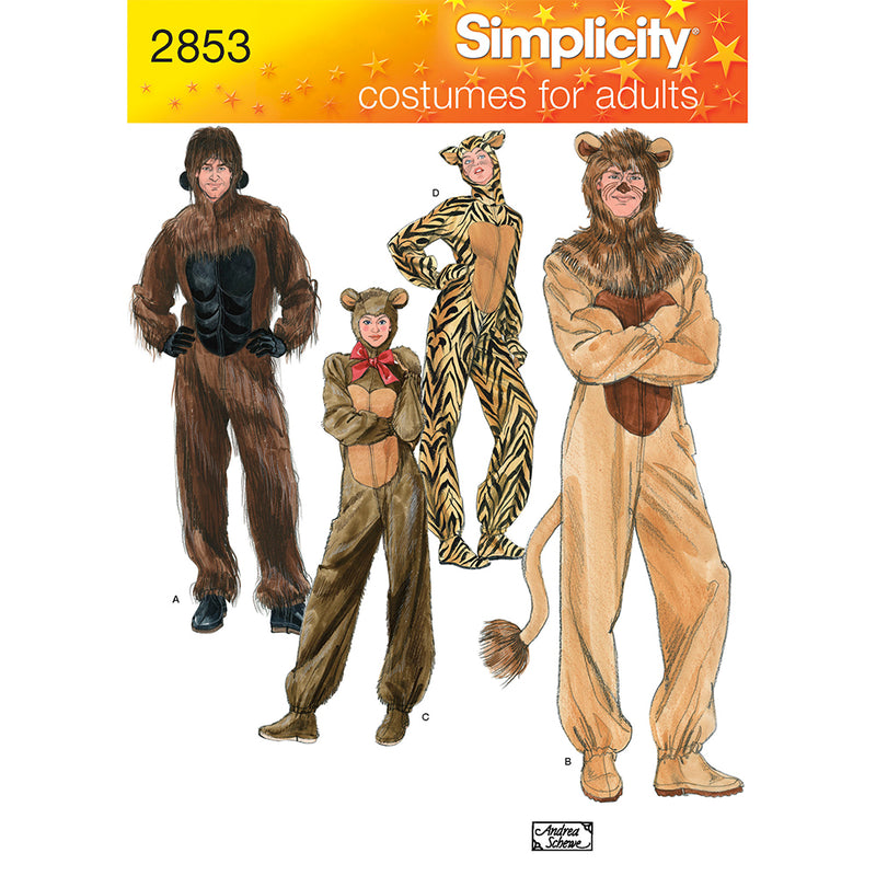 SIMPLICITY 2853 Costumes Pour Adultes