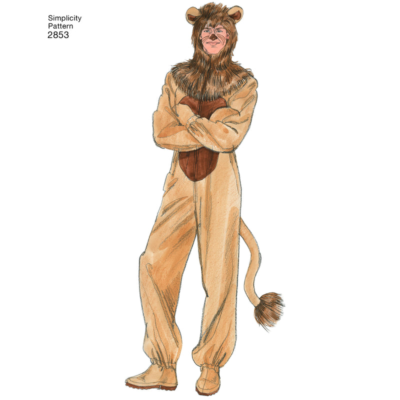 SIMPLICITY 2853 Costumes Pour Adultes