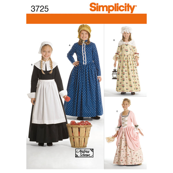 SIMPLICITY 3725 Historical Costume