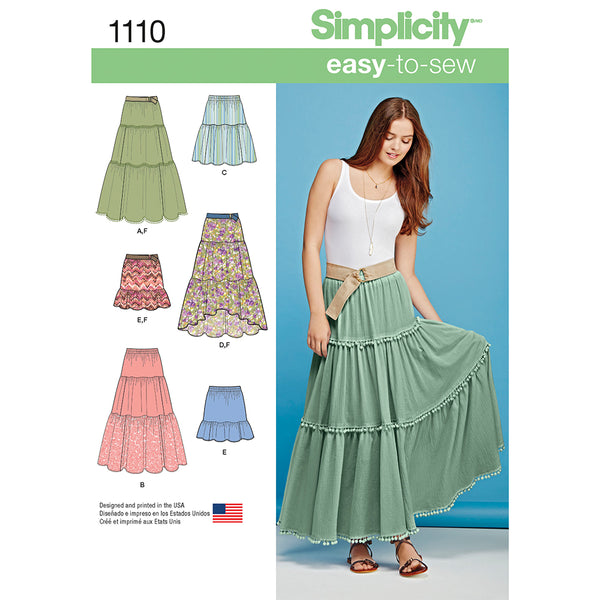 SIMPLICITY 1110 Misses' Skirt Pants