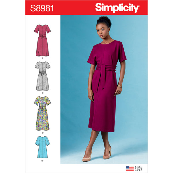 SIMPLICITY S8981 Robe Facile À Coudre Pour Femmes