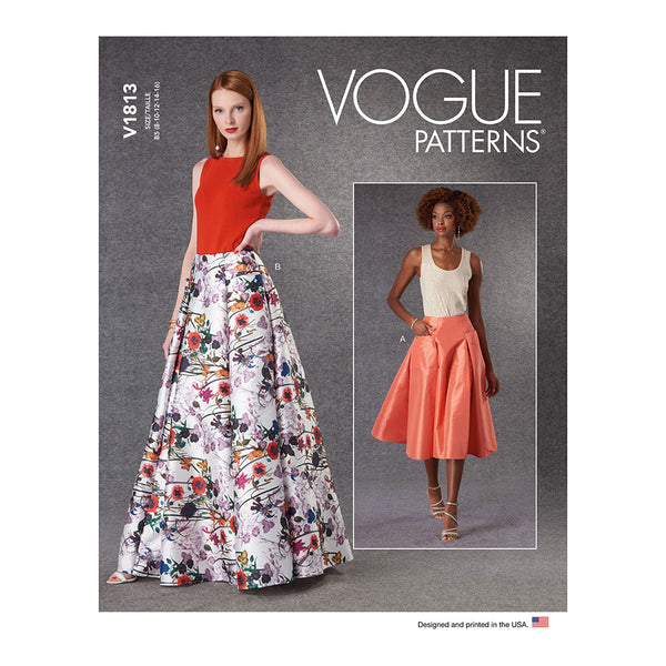 VOGUE V1813 Misses' Skirt